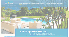 Desktop Screenshot of desjoyaux-piscines.fr